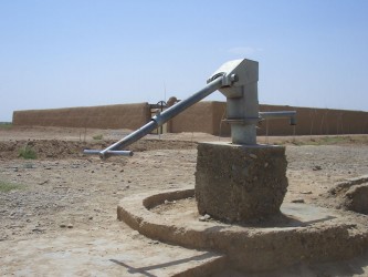 A DFID-funded well in Lashkar Gah – one of around 1,850 built in Helmand by the Government of Afghanistan, benefiting over 300,000 Helmandis