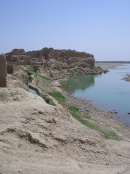 A DFID-funded irrigation canal close to Lashkar Gah