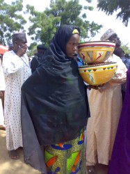 Bilkisu, fura (milk porridge) seller