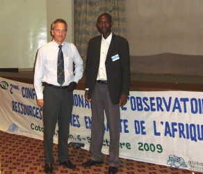 Me and Domingos Mondlane in the conference hall