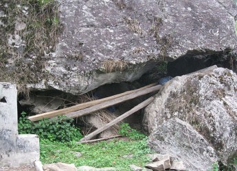 Communities have had to take shelter in stone caves because of the changes and impacts of landslides
