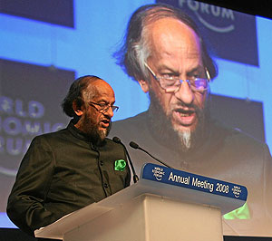 Rajendra Pachauri at the World Economic Forum Annual Meeting