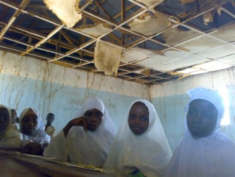Teenage girls, rural Kano classroom