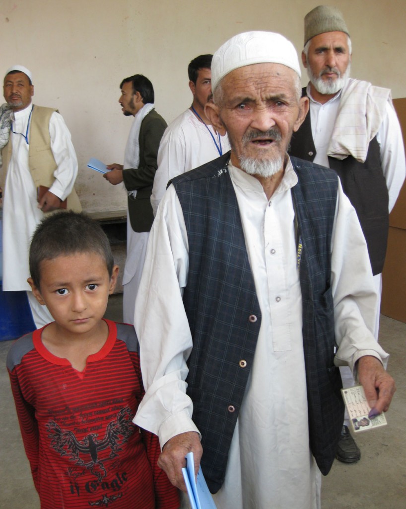 Photo of a Afghan man and boy