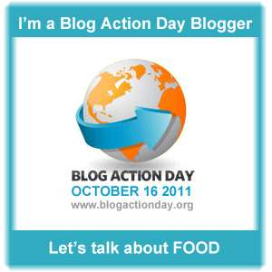 I am proud to take part in Blog Action Day Oct 16, 2011 www.blogactionday.org