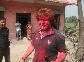 Covered in tikka powder