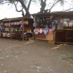 A picture of one of the stalls selling coffins. Picture: Neil Squires/DFID