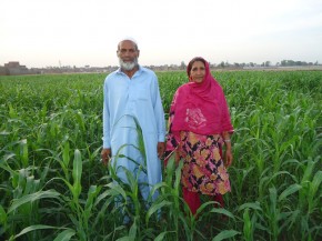 Safiya & her husband, Khuda. Farmers from Pakistan. Picture: © CARE