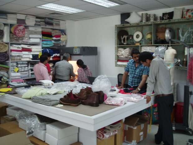 John Lewis staff at the India Sourcing Office. Picture: Karen Johnson/DFID