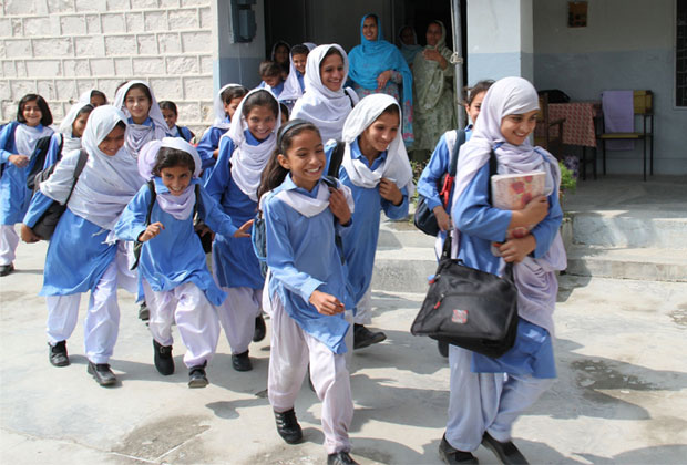 The UK government is committed to getting two million more girls into school in Pakistan by 2015. Picture: Vicki Francis/DFID.