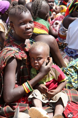 A young mum and her baby, Kenya. Picture: DFID Kenya