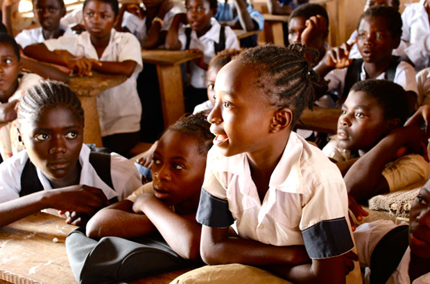 In DRC half the female population aged 15 to 24 are illiterate. Only 10% of girls reach some secondary level of education. Picture: DFID DRC