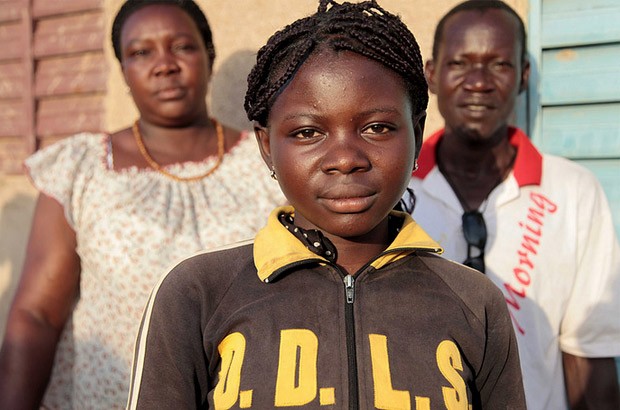 Ami, 14, knew when other girls in her village (in the west African country of Burkina Faso) were being cut – she’d hear them scream. But now her community is abandoning the practice, and – unlike her mother when she was a child – Ami will not undergo FGM. Picture: Jessica LEa/DFID