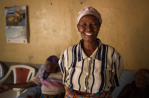 Anne lives in Kenya’s Central Province. She is 65 years old and looks after 8 grandchildren and mother-in-law and works as a HIV peer educator. Picture: Phil Moore/Age International.